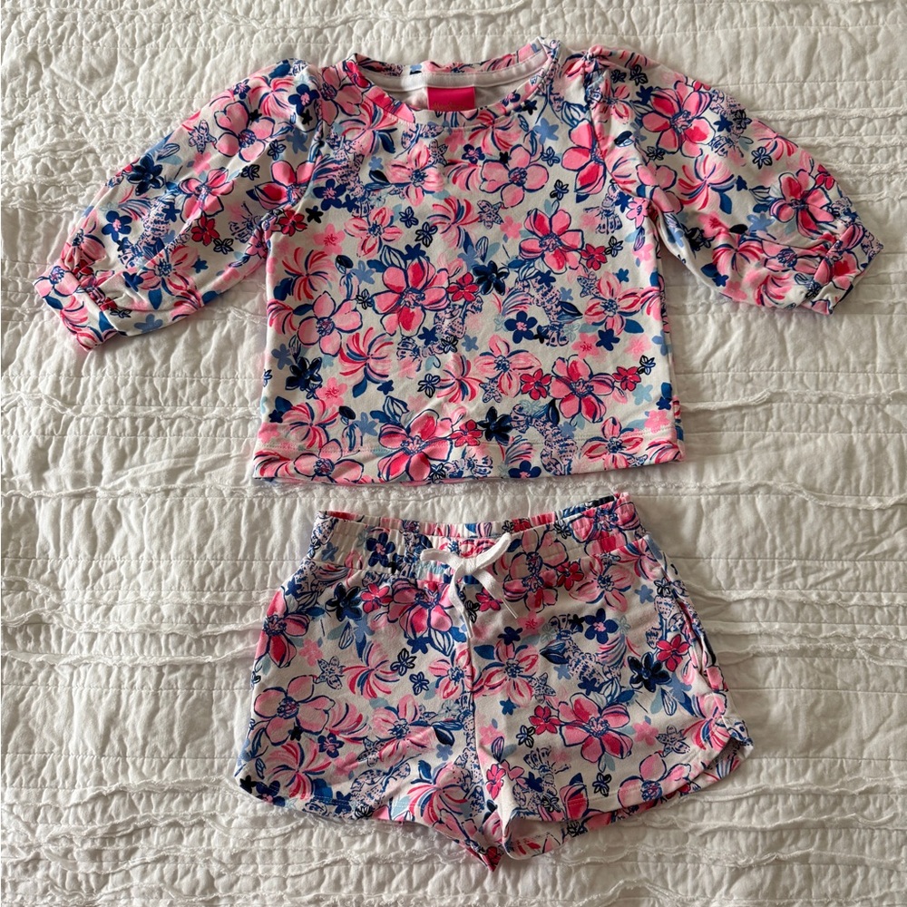 Lilly Pulitzer Girls Matching Set size 4-5